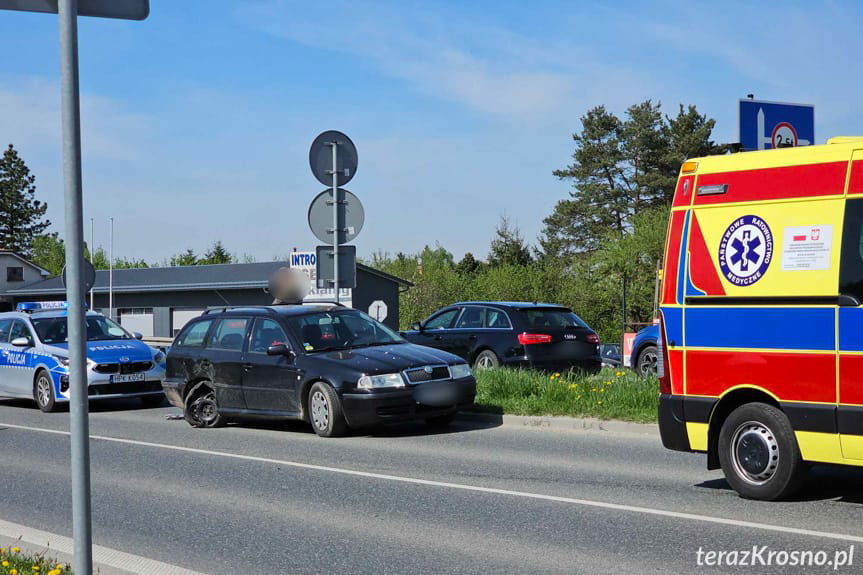 kolizja w Krośnie