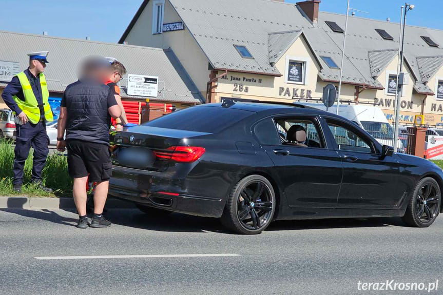 Kolizja na al. Jana Pawła II