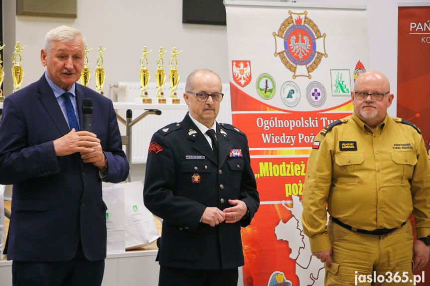 Młodzież zapobiega pożarom w Jaśle 2024