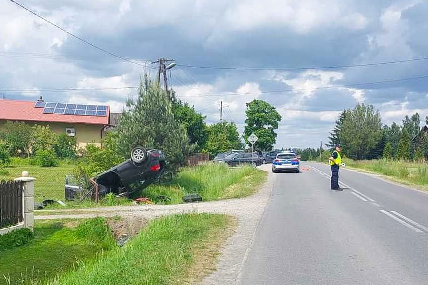 wypadek w Medyni Głogowskiej