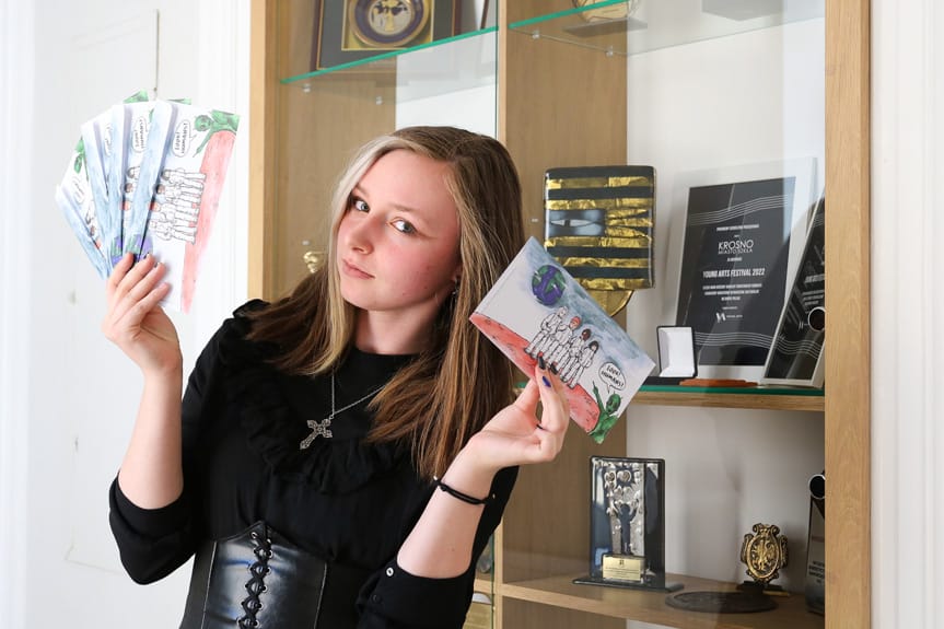 Uczennica "Plastyka" z pierwszą nagrodą w Marl