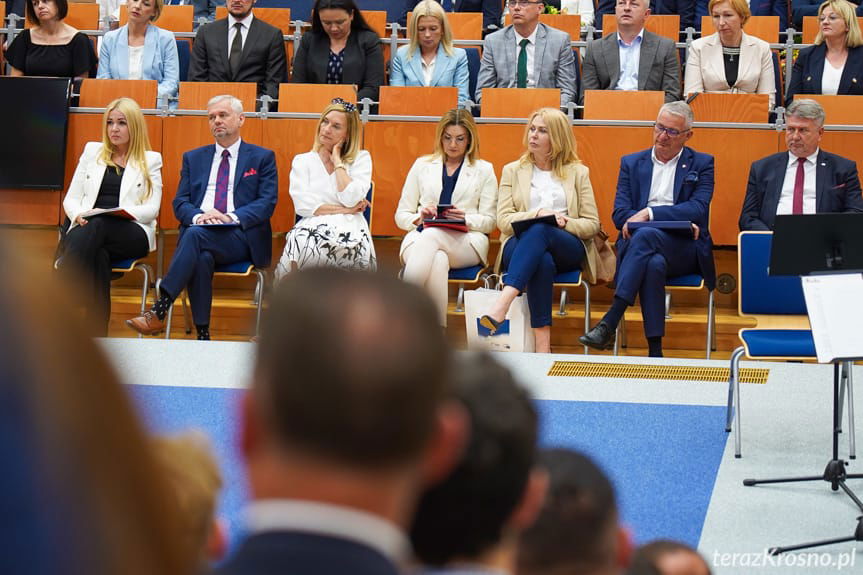 Goście uroczystości w PANS Krosno