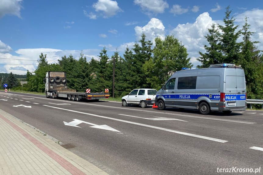 Kolizja na DK19 w Komborni