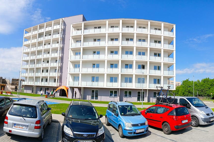 nowy blok w Krośnie