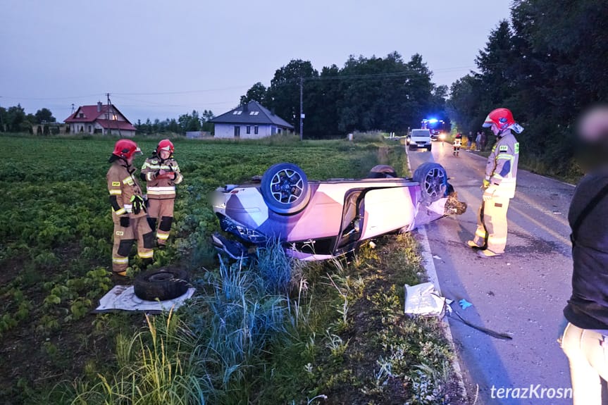 Dachowanie samochodu we Wrocance