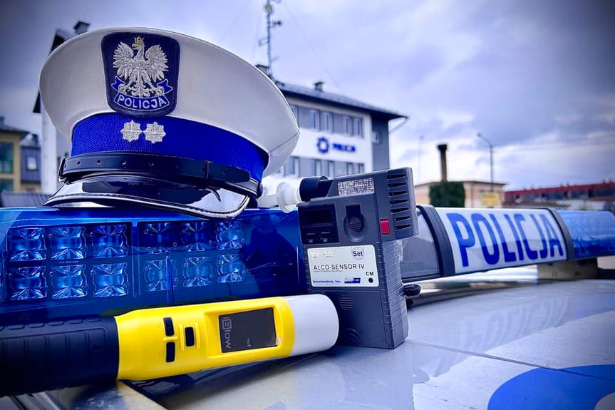 Pijany i z zakazem zatrzymany przez świadka