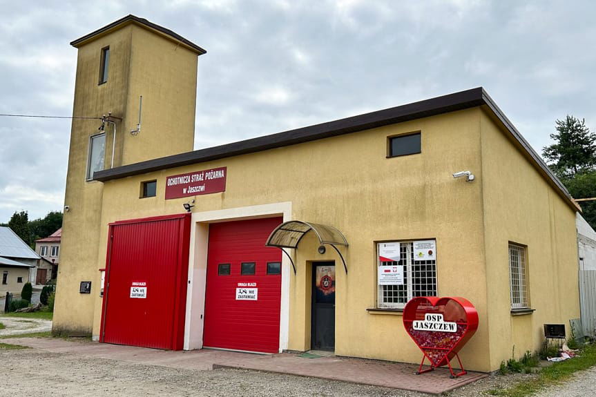 Trwają prace przy rozbudowie remizy