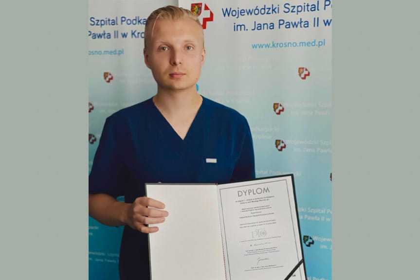 Paweł Kolman - młody okulista z wielkim sukcesem