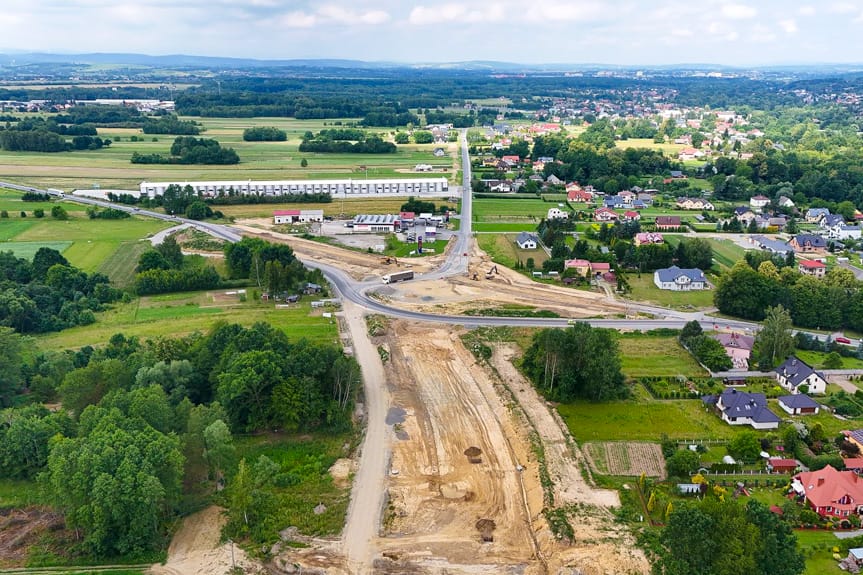 S19 Krosno - Miejsce Piastowe. Zobacz film i zdjęcia z placu budowy
