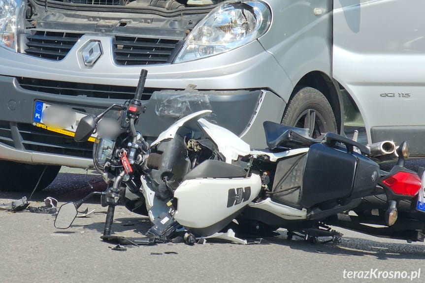 Wypadek w Odrzykoniu. Poszkodowane dwie osoby