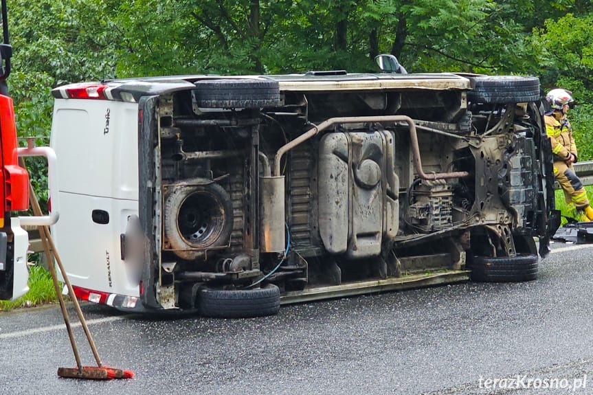 Kolizja na DK19 w Dukli