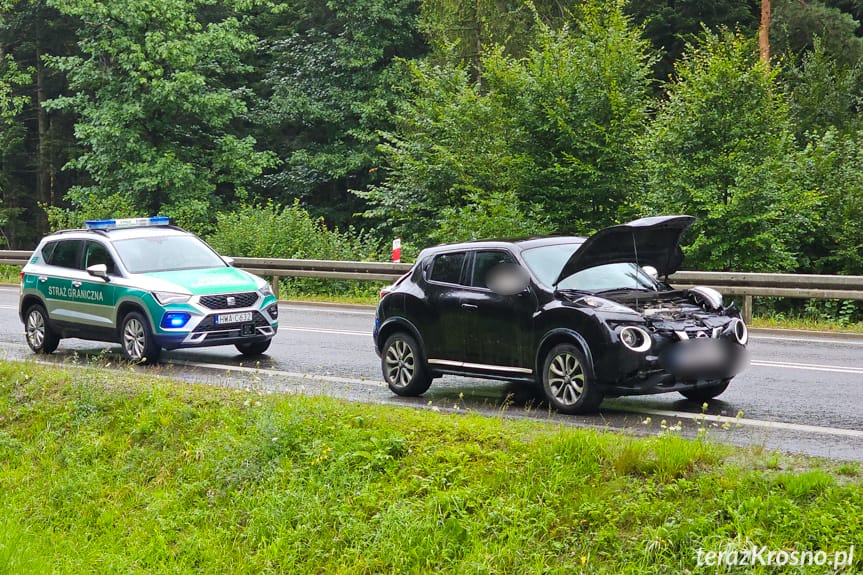 Zderzenie dwóch samochodów w Trzcianie na DK19