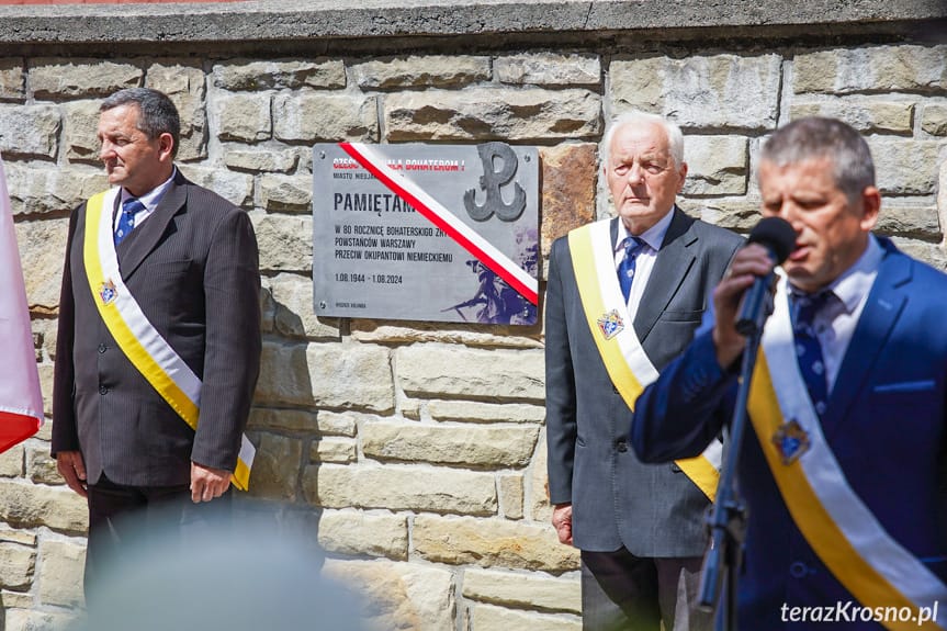 W Krośnie odsłonięto tablicę upamiętniającą 80. rocznicę powstania warszawskiego