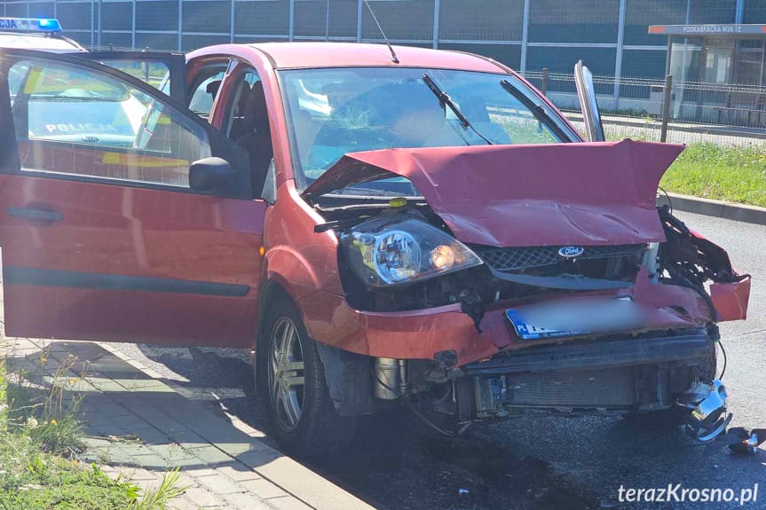 Kolizja czterech samochodów