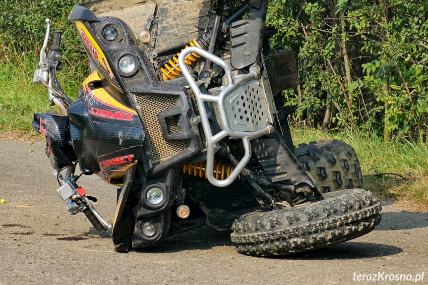 Alkohol i quad. Ryzykowne połączenie zakończone wypadkiem
