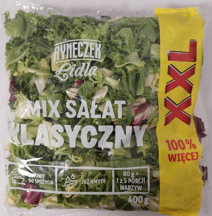 Pilny komunikat: salmonella w mieszankach sałat