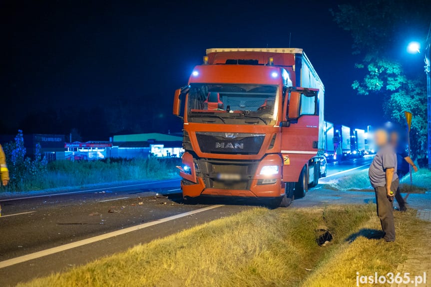 Wypadek w Kołaczycach na DK73