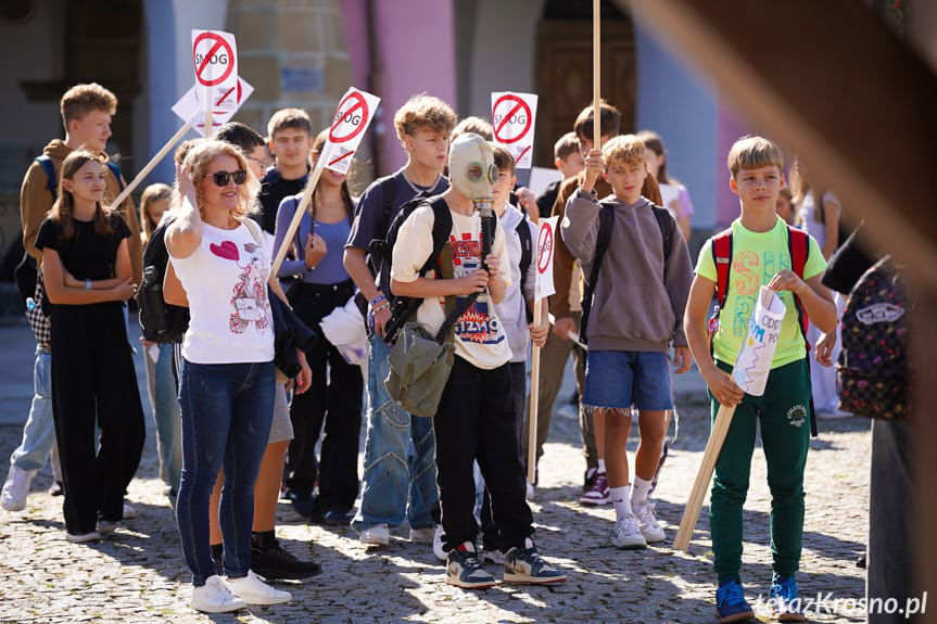 Happening antysmogowy w Krośnie