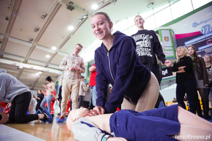 IX akcja bicia rekordu w Krośnie - resuscytacja na wielką skalę