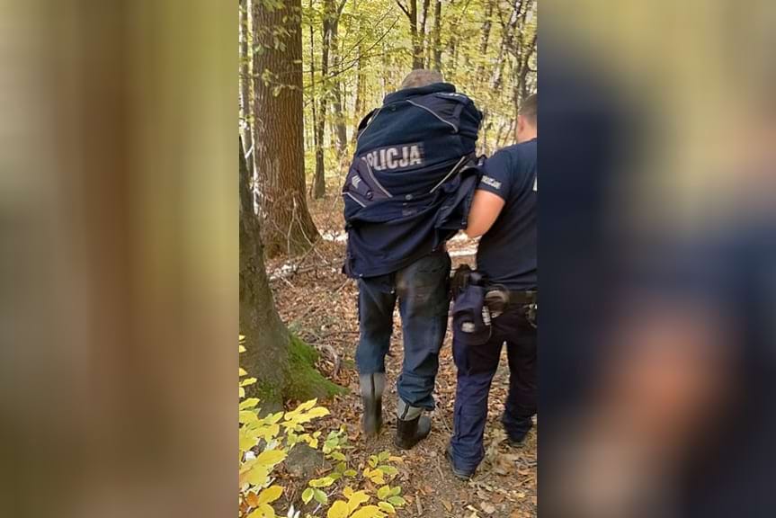 Poszukiwania w lesie zakończone sukcesem