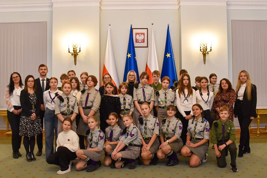 Harcerze z Lubatowej z wizytą w stolicy