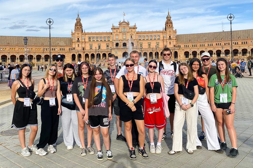 Zawodowe wyzwania uczniów Budowlanki w hiszpańskiej Sewilli