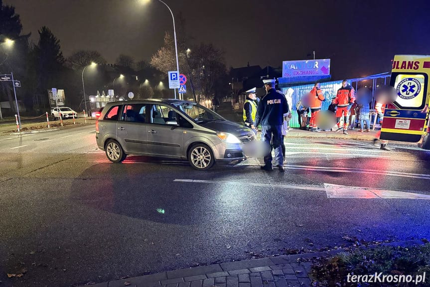 Potrącenie mężczyzny w Krośnie