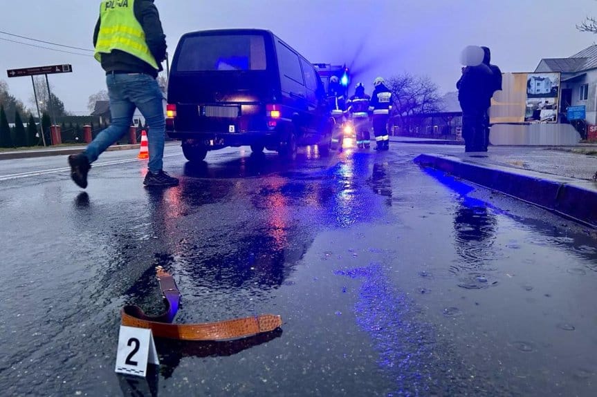 Tragiczny wypadek w Humniskach