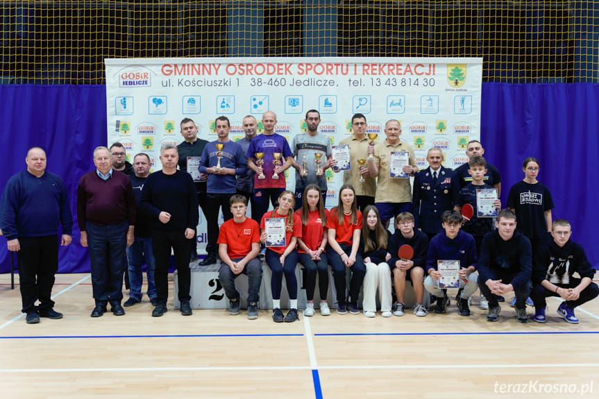 Gminny Strażacki Turniej Tenisa Stołowego o Puchar Burmistrza Gminy Jedlicze