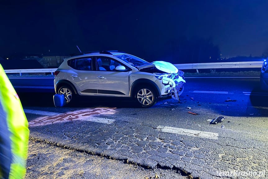 Zderzenie trzech samochodów w Potoku