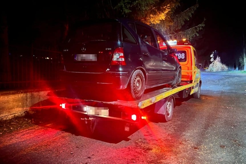 Kompletnie pijany 34-latek za kierownicą samochodu