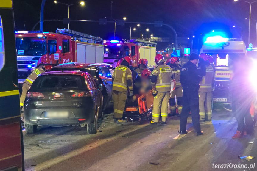 Wypadek w Krośnie