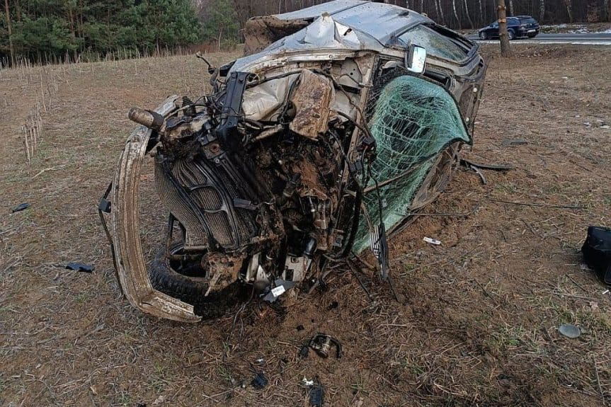 wypadek w Zalewskiej Woli