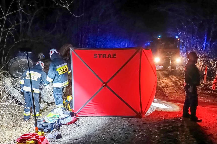 wypadek w Polanach