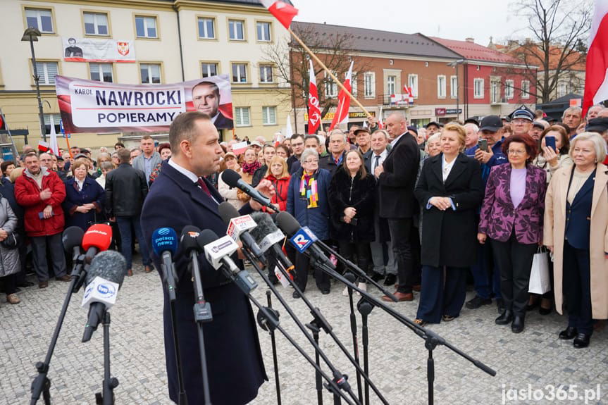 Karol Nawrocki w Jaśle