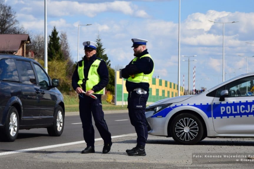 Kontrolowali prędkość, pasy i trzeźwość. Intensywne działania policji na Podkarpaciu
