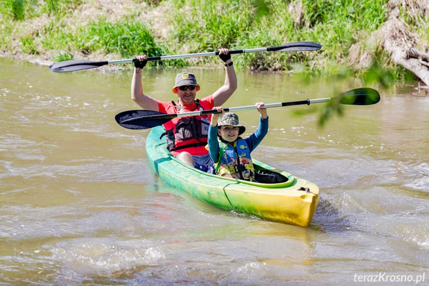 Wisłok pełen kajaków