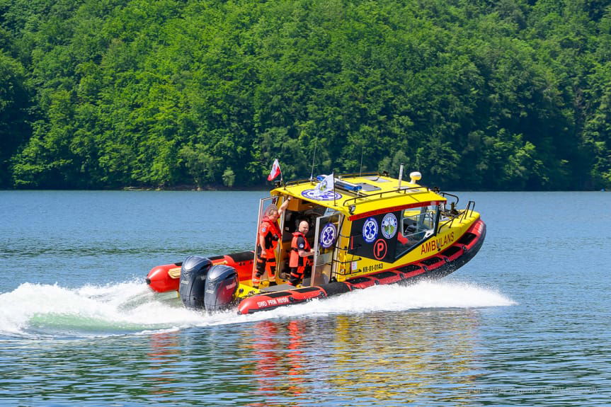 motorówka na Solinie