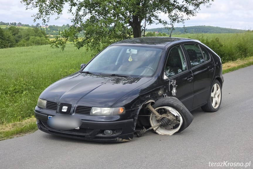 Wypadek w Kopytowej, zderzenie dwóch samochodów