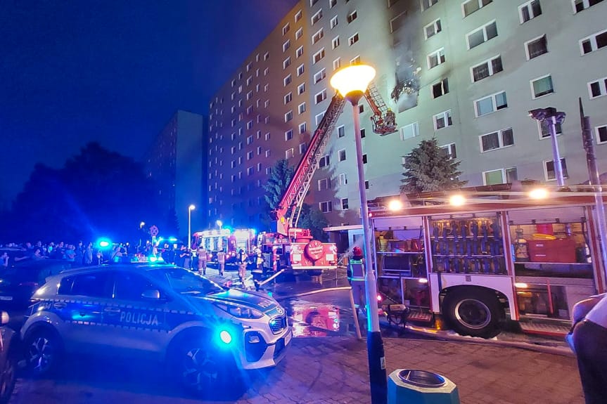 Tragiczny pożar w Rzeszowie. Nie żyje 14-latka