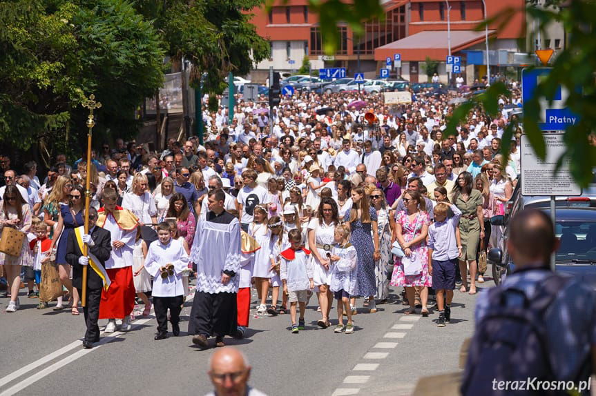 Procesja Bożego Ciała w Krośnie 2025