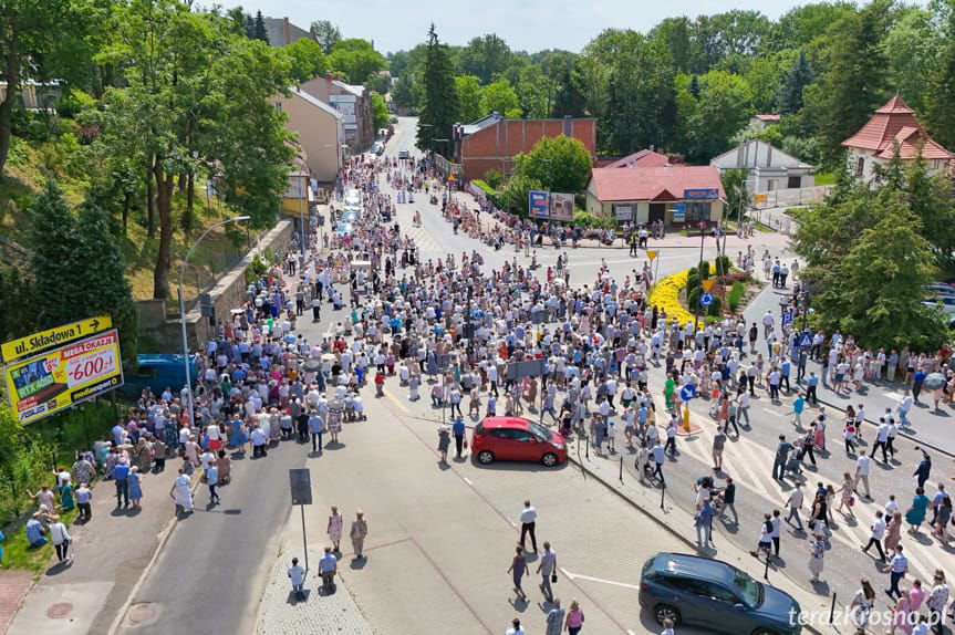 Procesja Bożego Ciała w Krośnie 2025