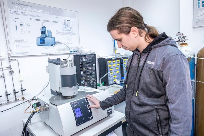 Student Politechniki Rzeszowskiej na stażu w Instytucie Empa w Szwajcarii