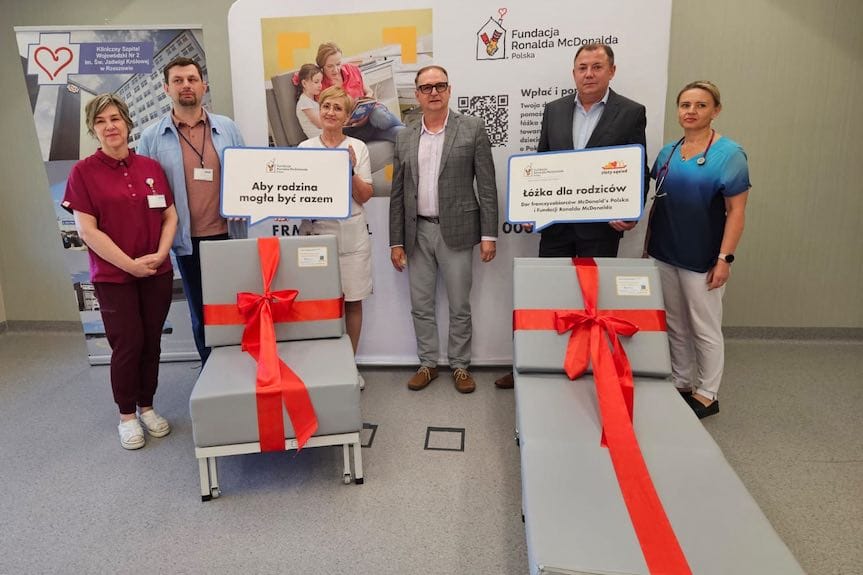 Dwa rzeszowskie szpitale otrzymały łóżka dla rodziców