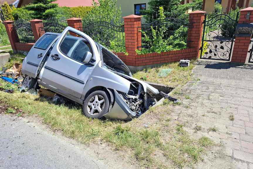 wypadek w siedliskach