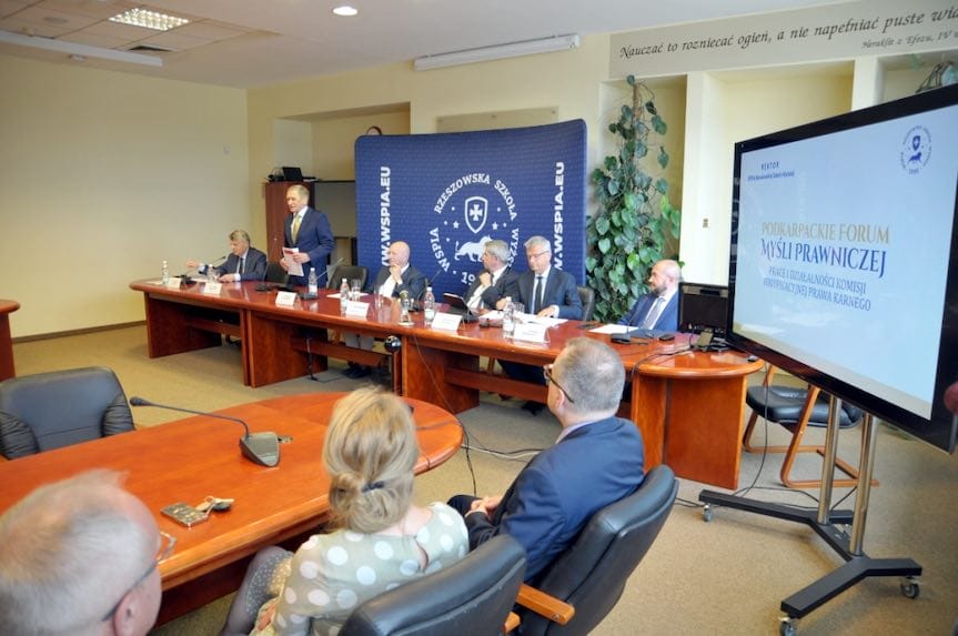 W Rzeszowie zaprezentowano projekt pilnych zmian w prawie karnym