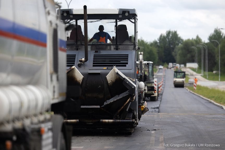 Rzeszów. Budowa ul. Welca na finiszu