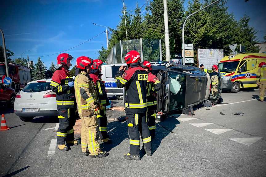 Weekendowe wypadki na rzeszowskich drogach