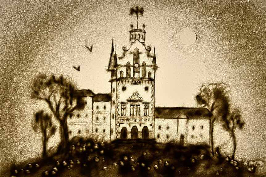 Plenerowe pokazy multimedialne "Historia Rzeszowa piaskiem malowana"