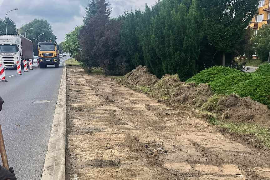 Dodatkowy pas na al. Okulickiego w Rzeszowie